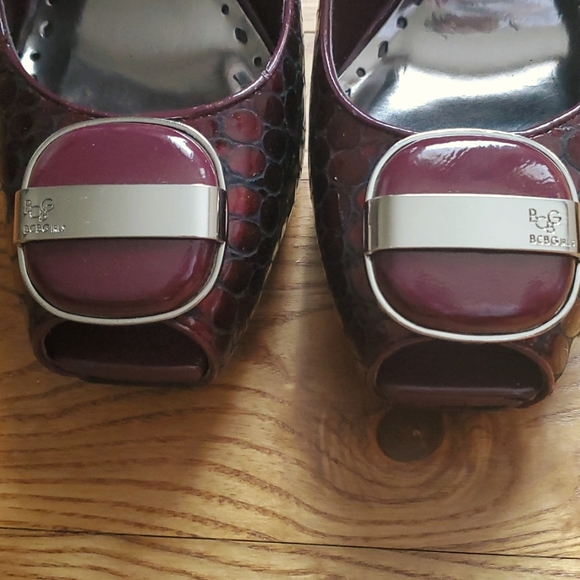 BCBGirls Open-Toe Platform Heels - Picture 6 of 6